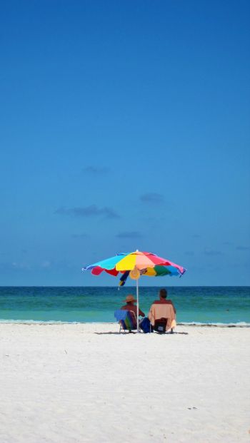 Clearwater Beach, Clearwater, Florida, USA Wallpaper 640x1136