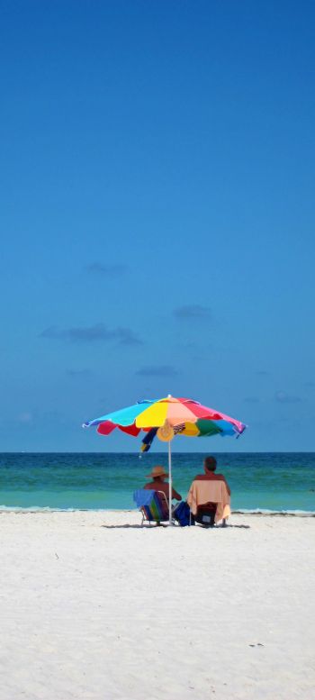 Clearwater Beach, Clearwater, Florida, USA Wallpaper 1080x2400
