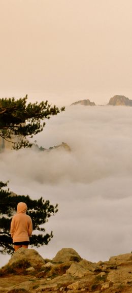 Aiguille de Bavella, Quensa, France Wallpaper 720x1600