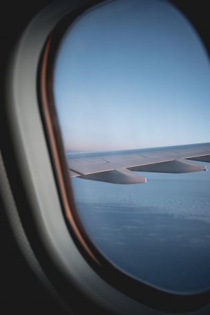 window view, plane Wallpaper 4000x6000