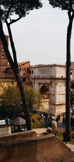 metropolitan city of rome, Italy Wallpaper 1080x2340