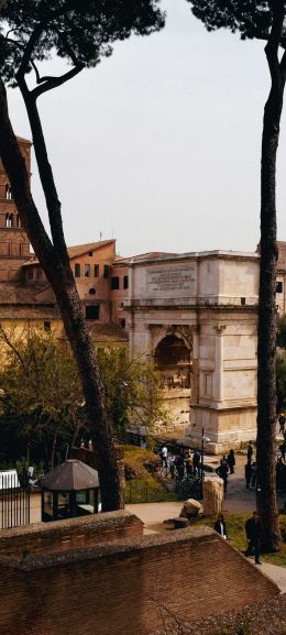 metropolitan city of rome, Italy Wallpaper 1080x2400