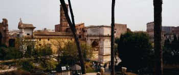 Обои 3440x1440 столичный город Рим, Италия