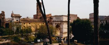 Обои 2560x1080 столичный город Рим, Италия