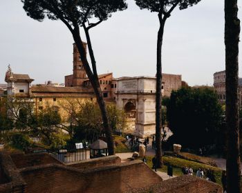 Обои 1280x1024 столичный город Рим, Италия