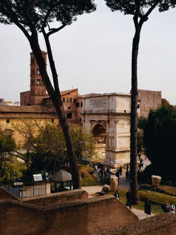 Обои 1536x2048 столичный город Рим, Италия