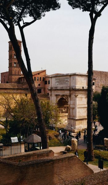 Обои 600x1024 столичный город Рим, Италия
