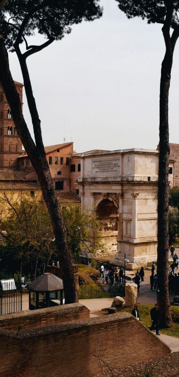 metropolitan city of rome, Italy Wallpaper 1440x3040