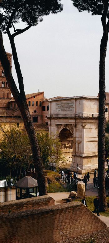 Обои 1080x2400 столичный город Рим, Италия