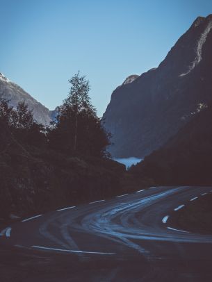 road, mountains Wallpaper 1668x2224