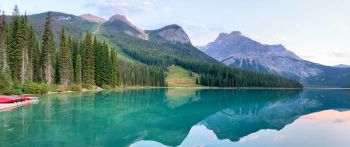 Canada, blue lake Wallpaper 2560x1080