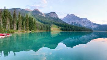 Обои 2560x1440 Канада, голубое озеро