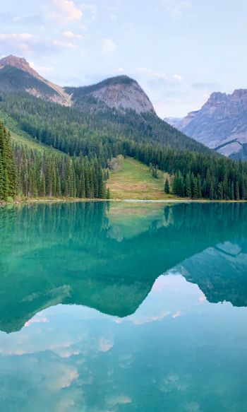 Canada, blue lake Wallpaper 1200x2000