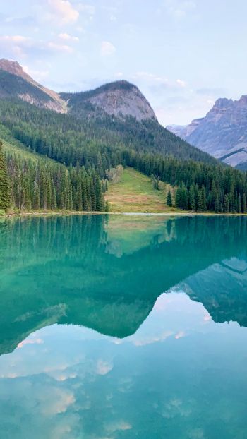 Canada, blue lake Wallpaper 750x1334