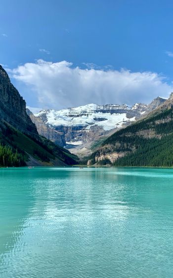 Banff, Canada, lake Wallpaper 1600x2560