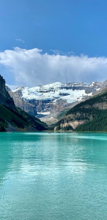 Banff, Canada, lake Wallpaper 1440x2960