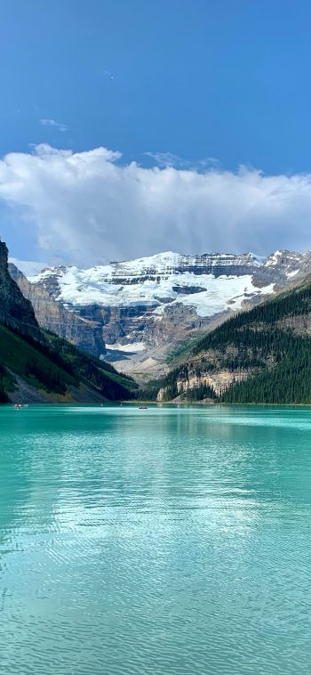 Banff, Canada, lake Wallpaper 1080x2340