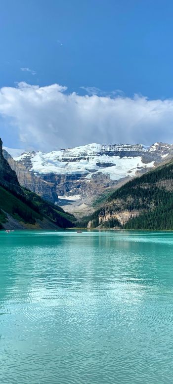 Banff, Canada, lake Wallpaper 1080x2400