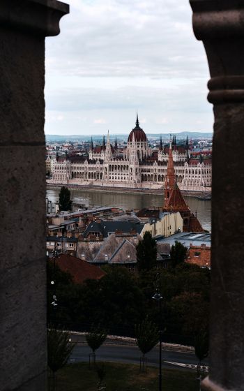Budapest, hungary, city view Wallpaper 1200x1920