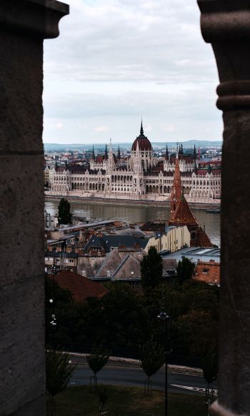 Budapest, hungary, city view Wallpaper 1200x2000