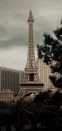 Обои 1080x2280 Франция, Эйфелевая башня