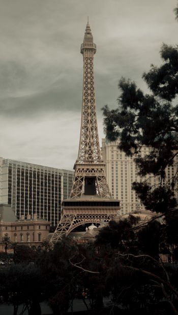 Обои 640x1136 Франция, Эйфелевая башня