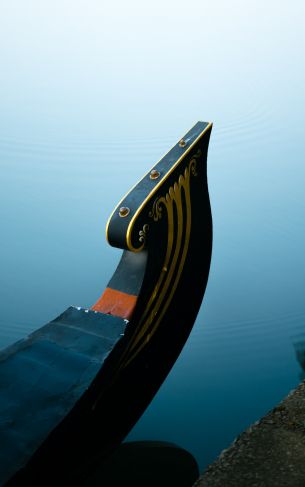 boat, lake Wallpaper 1752x2800