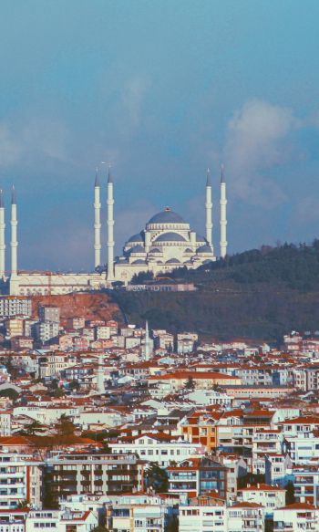 Istanbul, Turkey, city view Wallpaper 1200x2000