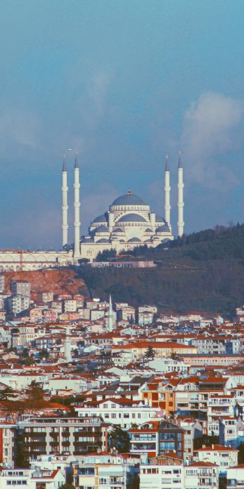 Istanbul, Turkey, city view Wallpaper 720x1440