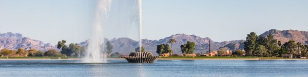 Arizona, USA, lake Wallpaper 1590x400