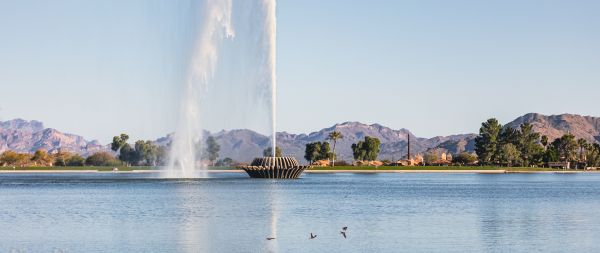 Arizona, USA, lake Wallpaper 2560x1080