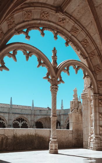 Portugal, monastery Wallpaper 800x1280