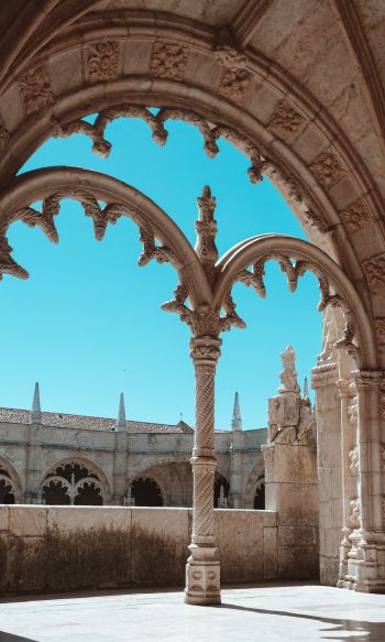 Portugal, monastery Wallpaper 1200x2000