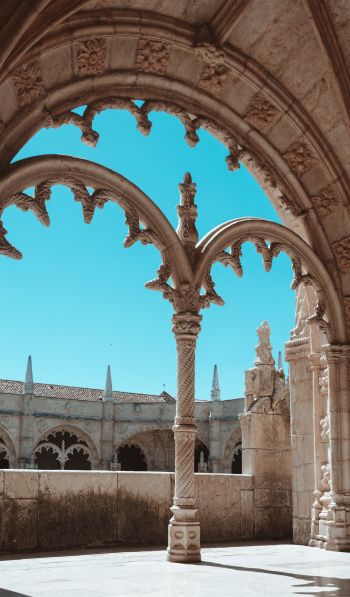 Portugal, monastery Wallpaper 600x1024