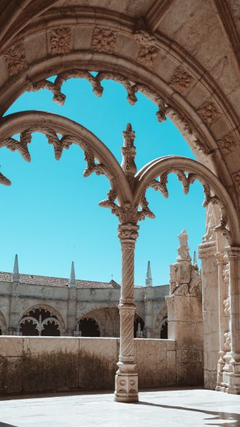 Portugal, monastery Wallpaper 640x1136