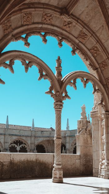 Portugal, monastery Wallpaper 1440x2560