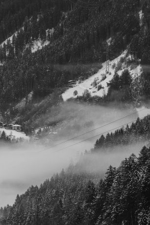 Zillertal, Austria, ski resort Wallpaper 3855x5783