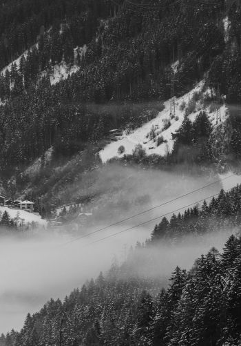 Zillertal, Austria, ski resort Wallpaper 1668x2388