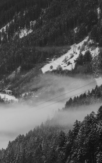 Zillertal, Austria, ski resort Wallpaper 1752x2800
