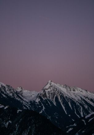 mountains, blue sky Wallpaper 1668x2388