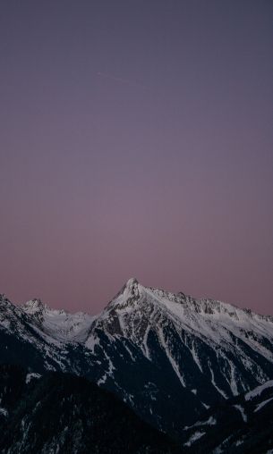 mountains, blue sky Wallpaper 1200x2000