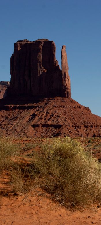 Обои 720x1600 Долина монументов, Аризона, США
