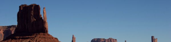 Monument Valley, Arizona, USA Wallpaper 1590x400
