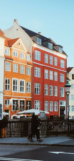 Nyhavn, Copenhagen K, days Denmark Wallpaper 828x1792