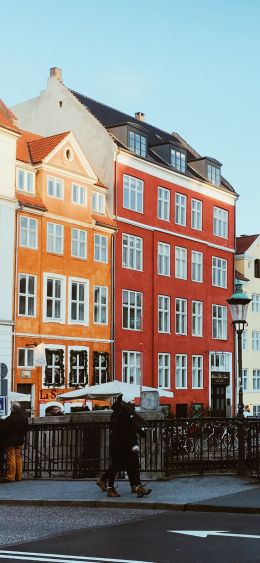 Обои 1080x2340 Nyhavn, Køpenhavn K, Danimarca