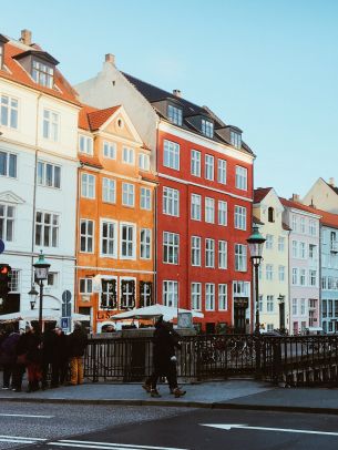 Nyhavn, Copenhagen K, days Denmark Wallpaper 1536x2048
