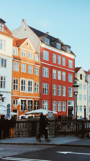 Nyhavn, Copenhagen K, days Denmark Wallpaper 640x1136