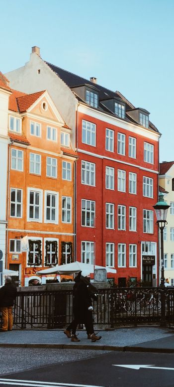 Nyhavn, Copenhagen K, days Denmark Wallpaper 720x1600