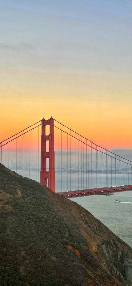 Обои 828x1792 Сан-Франциско, США, золотые ворота