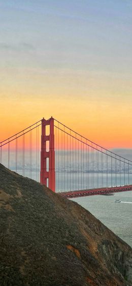 San Francisco, USA, golden gate Wallpaper 1080x2340